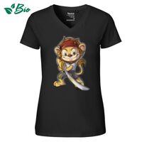 Damen V-neck Bio T-Shirt - Fairtrade Miniaturansicht